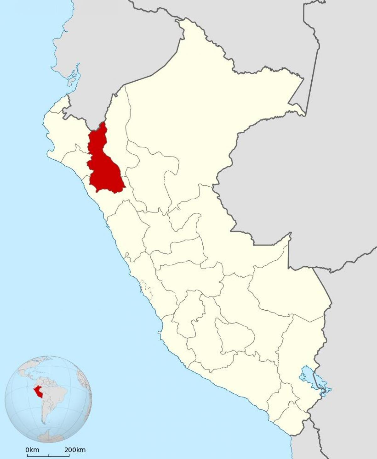 mapa cajamarca Peruu