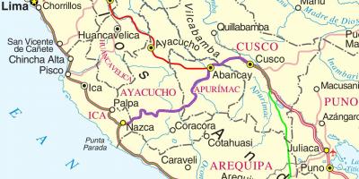 Mapa cusco Peruu