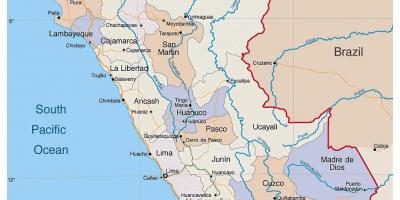Mapa detaljne mapu Perua