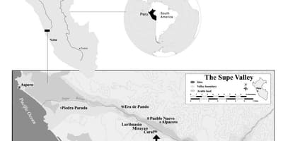 Mapa caral Peruu