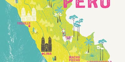 Mapa Peruu za djecu